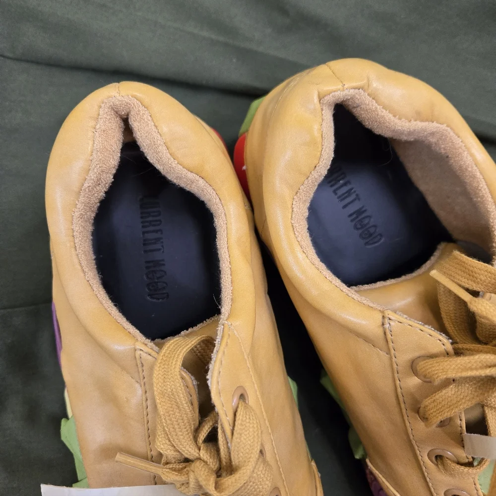 Dolls Kill Current Mood Deli Sandwich Plarform Sneaker Shoes - Picture 7 of 8